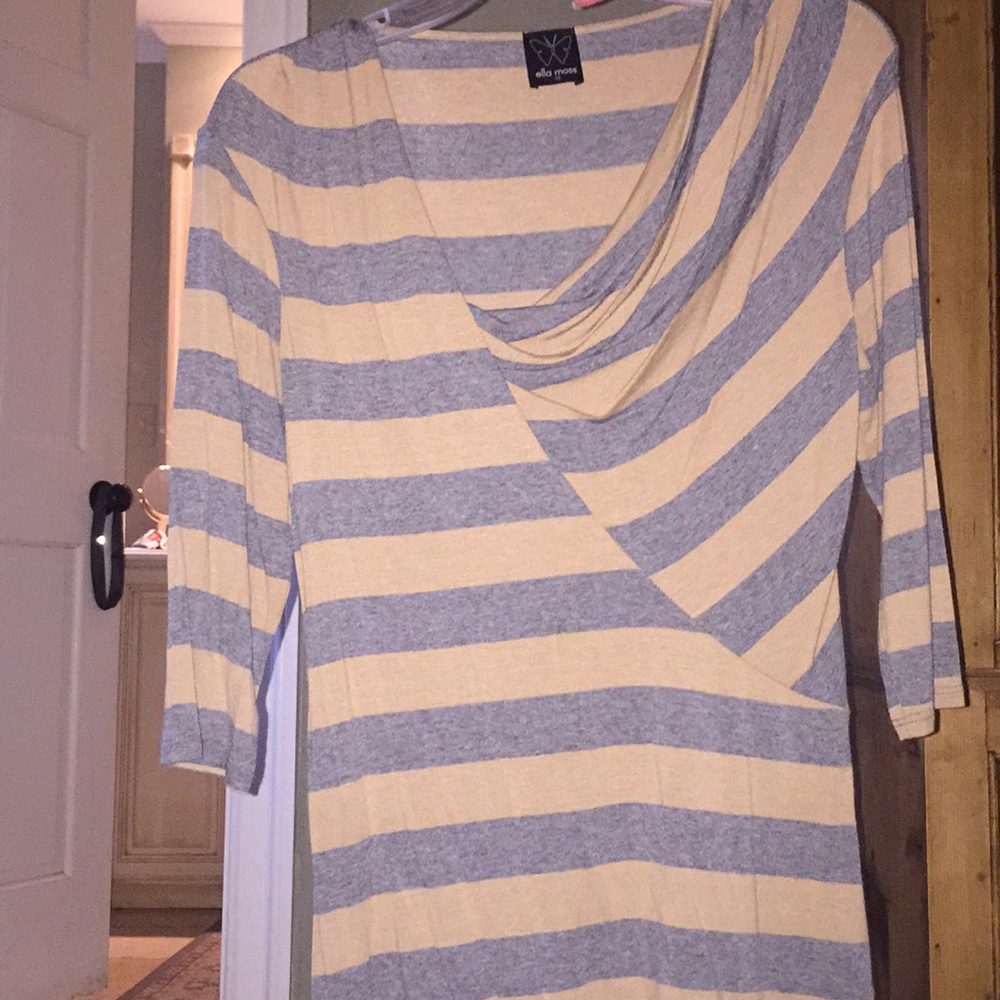 Ella moss striped top